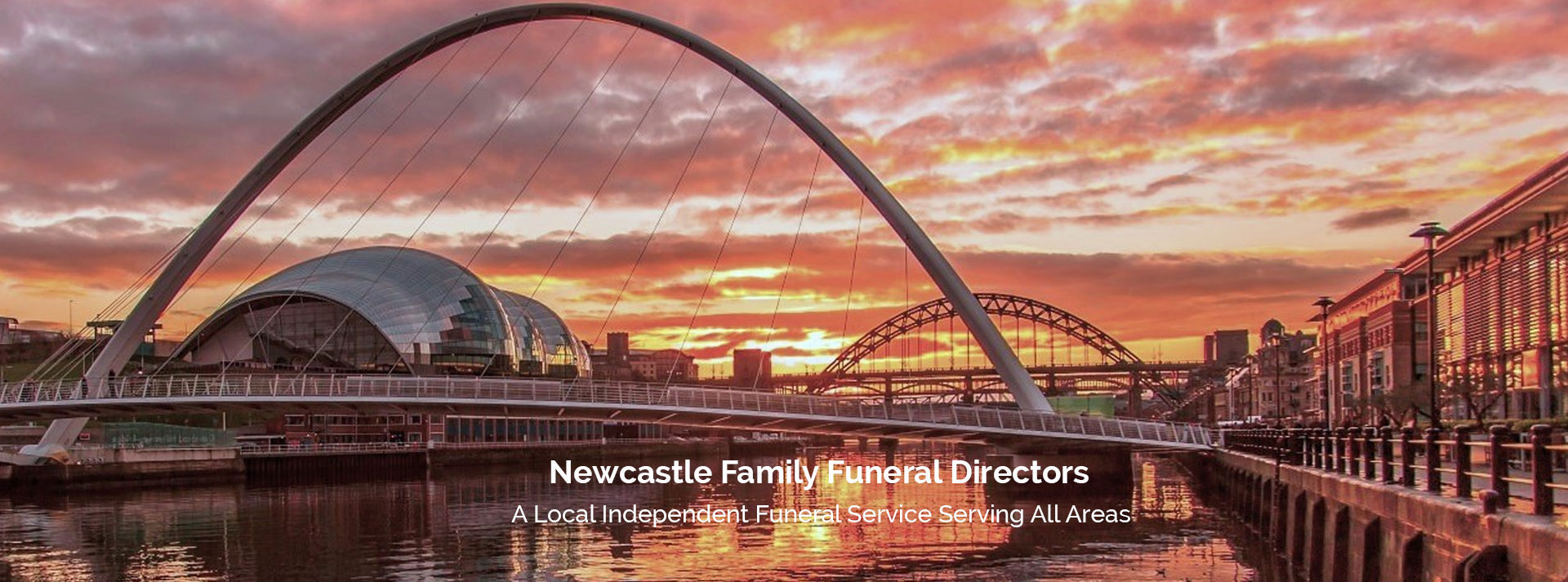 Funeral directors and funeral services in Newcastle, Kenton, Gosforth, Kingston Park, Great Park, Benton, Jesmond, Blakelaw, North Tyneside, Northumberland and Gateshead. Funeral advice on cremations, burials, home or venue services, coffins and flower arrangements.